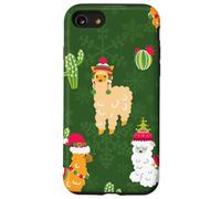 lgly christmas lama flocon de neige cactus alpaga festif noël Coque pour iPhone SE (2020) / 7 / 8