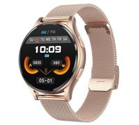 Lgnitek ECG+HRV Reloj Inteligente Mujer, 1.43'' Smartwatch Con Dos Correas, Función Femenina/Presión Arterial/24H Pulsometro/SpO2/Sueño/130+ Modos, DIY Esferas, Para Android iOS,Regalo Mujer