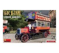 MiniArt – Kit maquette plastique – London Omnibus LGOC Type B – 1:35 – Réplique originale, non peint
