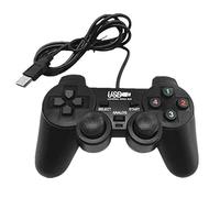 LGQing Manette de jeu USB filaire pour PC et ordinateur portable Noir
