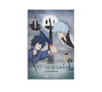 LGQSCWZP B - The Beginning Great Anime Merveilleux Anime Poster sur toile Décoration murale Chambre à coucher Poster 60 x 90 cm Sans cadre