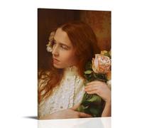 LGQSCWZP Cécile Corbel - Impression sur toile pour album de musique - Décoration murale pour chambre à coucher - 50 x 75 cm - Style cadre