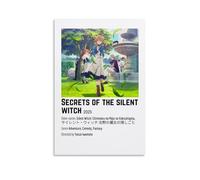 LGQSCWZP Poster sur toile Secrets of The Silent Witch - Décoration murale pour chambre à coucher - 40 x 60 cm - Style sans cadre