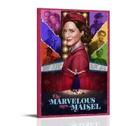 LGQSCWZP Poster sur toile The Marvelous Mrs. Maisel classique célèbre série télévisée et magnifique art mural décoratif pour chambre à coucher, 20 x 30 cm, style cadre