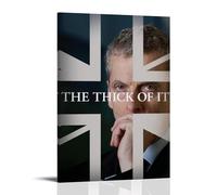 LGQSCWZP The Thick of It Poster sur toile pour chambre à coucher Motif célèbre film classique et splendide série télévisée avec cadre 50 x 75 cm
