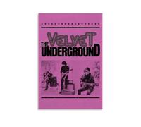 LGQSCWZP The Velvet Underground Impression sur toile pour album de musique avec groupe populaire et chanteur incroyable - Décoration murale pour chambre à coucher - 60 x 90 cm - Style sans cadre