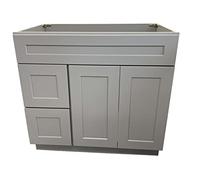 LGS-V3021D Meuble sous-vasque pour salle de bain Gris clair 91,4 x 53,3 cm