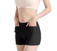 LGSMOUR Basique Femmes Culotte Fermeture Éclair sous-vêtements sans Couture Slip Taille Haute Poche Avant sous-vêtements Pack 2/3/5(2 Pack,XL)