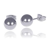 LGT Jewels Stud boucles d'oreilles boule argent 8 mm