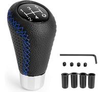 Lgtcjzfw Pommeau de Levier de Vitesse Cuir avec Soufflet Compatible pour Citroen DS4 2000-2021，Cuir de Pommeau de Vitesse