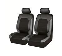 LGTYFVS 2 Pièces Housses de Siège Auto Avant pour Nissan Navara D22 Navara D40 Navara D40 S Navara Np300 Navara Np300 S, Simili Cuir Confortables et Respirantes Compatibles Airbags Toute Saison