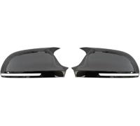 LGTYFVS Coques de Rétroviseurs Extérieurs pour Audi A4 A5 B8 A3 8P A6 C6 Q3, Jeu de 2 Capuchons Couvercle et Habillage Latéral de Protection et Remplacement,Bright Black