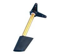 LGuenrot Gouvernail de Direction en Nylon de Bonne qualité, gouvernail en Plastique for Bateau RC, Hauteur 28 mm/36 mm/44 mm/52 mm, Bras à 90 degrés ou 180 degrés(28mm 90 Degrees Arm)
