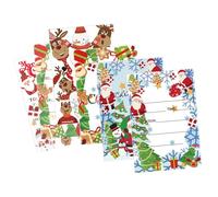 LGWJHCY 30 Pièces Cartes D'invitation de Noël, Invitations Personnalisées Cartes Voeux Noël, Carte D'invitation à la fête de Noël pour Amis Camarades de Classe Collègues Voisins