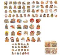 LGWJHCY Autocollants D'animaux, Stickers Dessin Animé pour Enfants, Autocollants Imperméables Mignons, Stickers Décoration Cadeaux, Convient pour Tasse D'eau, Cahier, Cadeau, Vélo
