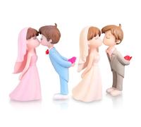 LGWJHCY Cartoon Action Figure Couple Ornement, Couple S'embrassant Ornements, Collection Figurine Couple Miniature Figurines, Décoration Tableau de Bord de Voiture, Idées Cadeaux de Décoration