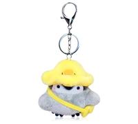 LGWJHCY Chapeau Canard Pingouin Porte-Clés, Koi Costume Pingouin Peluche, Animal Ornement, Porte Clés en Peluche Sac à Pendentif, Décoration de Classe Cadeau