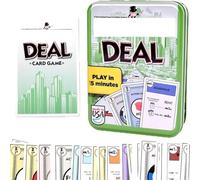 LGWJHCY Deal Card Game, jeu de cartes, jeu de cartes amusant pour jeunes et grands, enfants et adultes, jeu de fête pour 2 à 5 joueurs âgés de 8 ans et plus, 10 à 30 minutes de temps de jeu