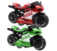 LGWJHCY Jouet de moto, 2 pièces, modèle de moto haute simulation, le modèle parfait pour les enfants de plus de 3 ans, jouets pour enfants avec plusieurs fonctions