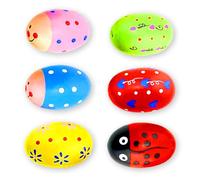 LGWJHCY Lot de 6 shakers en bois - Maracas - Pour enfants - Jouet éducatif - Couleur aléatoire