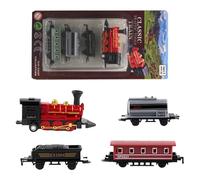 LGWJHCY Mini Vapeur, Ensemble de Jouet de Train à Vapeur rétro, Ornement de Jouet de Petit Train Miniature