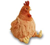 LGWJHCY Peluche Poule, Figurine Animale Réaliste, Décoration d’Intérieur Moelleuse, Cadeau Original pour Amateurs d’Objets Décoratifs
