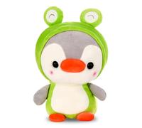 LGWJHCY Pingouin Grenouille Jouet en Peluch, Poupée Peluche de Dessin Animé, Pingouin Grenouille Poupées, Idéale pour Les Cadeaux de Fête d'enfants et pour Les Filles et Les Amis