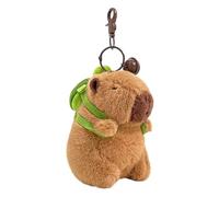 LGWJHCY Porte-Clés Peluche Capybara, Jouet en Peluche Capybara, Porte-Clés Animal en Peluche, Peluches Réalistes en Capybara Peluche, Cadeau D'anniversaire pour Enfants.(Tortue)
