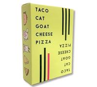 LGWJHCY Taco Chat Bouc Cheese Pizza Taco Cat Goat Cheese Pizza Carte de Pizza Jeu de Société/de Carte/Jeu de Fête pour s'Amuser Famille ou Entre Amis en Soirée De 2 à 8 Joueurs（Vert）