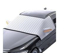 LGYDFDC Voiture Protege Pare Brise Givre pour Ford Ecosport 2018-2023,Couverture Pare Brise Voiture Hiver pour Anti Givre Neige Glace UV,Protege Pare Brise Givre avec Couvercle de Rétroviseur