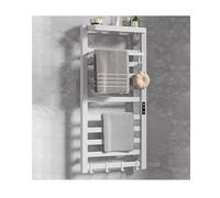 LGYGMD A WhiteLeft LinePorte-Serviettes Chauffant avec minuterie éère supérieure Mural Salle de bainSèche-Serviettes pour sécher Les Serviettes, Peignoirs, couvertures