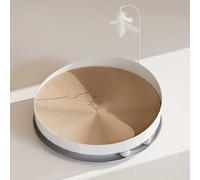 LGYGMD Chat avec Papier ondulé résistant l'usure aux débris Qui ne Tombent Pas, Planche à gratter Ongles, Tapis de lit, Jouet pour Chaton, A