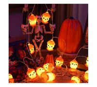 LGYGMD Guirlandes Lumineuses créatives Halloween, lumière Blanche Chaude, Guirlande Lumineuse Suspendue en Fil cuivre, Lampes de Nuit pour fête, Maison, Bureau, décoration