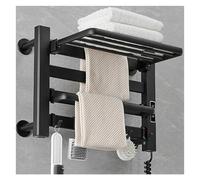 LGYGMD Porte-Serviettes Chauffant électrique étanche, Support pour Salle de Bains, écran Tactile LCD Intelligent, sèche-Serviettes Mural, radiateur Efficace