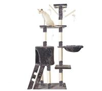 LGYGMD Tour d'arbre Grands Chats d'intérieur, Grand Arbre d'activité à Plusieurs Niveaux hamacs, Cadre d'escalade Chat pour intérieur avec Plateforme de Saut, Jouet,A