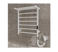 LGYGMD Whiteplug in rightPorte-Serviettes Chauffant Mural éère supérieure Séchoir à Serviettes avec minuterie réglage la températureÉlectrique pour Salle de Bain