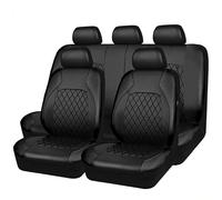 LGZFC Ensembles De Housses De SièGe Voiture pour Dodge Nitro 3.7/Nitro 4.0 V6, Cuir 5 Places Housse De SièGe Auto Avant ArrièRe, Protecteur de siège Imperméable Nonslip,A Black