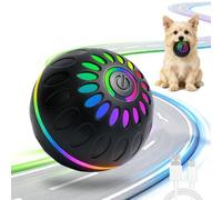 LGZIN Jouets Interactifs pour Chiens, Balle de Jouet Intelligent avec des Lumières LED-Deux Modes, Balle Automatique pour Animaux de Compagnie pour Chiens Petits, Moyens, Grands