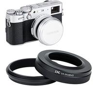 LH-X100 Pare-soleil avec bague d'adaptation de filtre 49 mm pour Fuji | Pare-soleil de protection d'objectif en métal pour Fujifilm X100F X100T X100S X100 Remplace la bague d'adaptation AR-X100