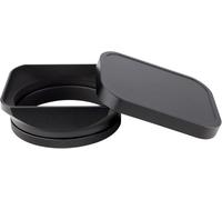 Lh-X200B Pare-Soleil Carré En Métal Avec Bague D'Adaptation 49 Mm Et Capuchon En Métal Pour X100Vi Fuji X100V X100F X100T X100S X70 Accessoires Photo Noir[Hero3052]