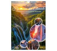 L'harmonie des éléments - Les secrets cachés des cascades (calendrier mural 2026 DIN A4 haut), calendrier mensuel CALVENDO