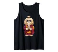 Lhassa Apso Chien Lion Tibétain Thé au Tibet Moine Débardeur