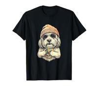 Lhassa Apso in Beanie Solving Cube Funny T-Shirt