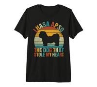 Lhassa Apso Le Chien Qui a volé Mon cœur Lhassa Apso T-Shirt Haut de Gamme