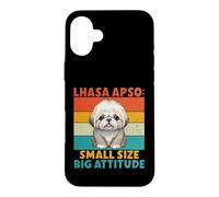 Lhassa Apso Petite Taille Grande Attitude Lhasa Apso Coque pour iPhone 16 Plus