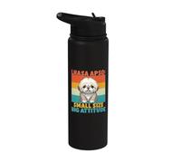 Lhassa Apso petite taille grande attitude Lhasa Apso Stainless Steel Insulated Water Bottle