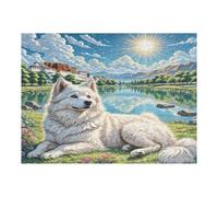 Lhassa Apso Puzzle 500 Pièces pour Adultes Challenge Educa Jeu De Réflexion Famille Relaxation Artistique Qualité Supérieure Décoration 500 PCS