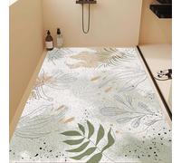 Lhayeu Tapis en loofah doux - Tapis de sol robuste pour zones à fort trafic, texture résistante pour décoration de salon, chambre à coucher ou bureau, longue durée, 100 x 140 cm