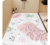 Lhayeu Tapis en loofah doux - Tapis de sol robuste pour zones à fort trafic, texture résistante pour la décoration du salon, de la chambre à coucher ou du bureau, longue durée, 80 x 120 cm