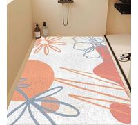 Lhayeu Tapis en loofah doux - Tapis de sol robuste pour zones à fort trafic, texture résistante pour la décoration du salon, de la chambre à coucher ou du bureau, longue durée, 80 x 120 cm